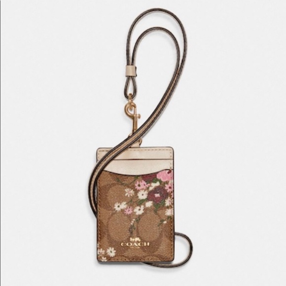 Coach Accessories - Coach, NWT, Signature ID Lanyard